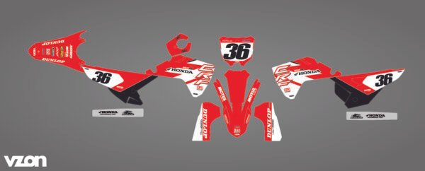 KIT DECO MOTOCROSS HONDA - START EDITION KIT DECO MOTOCROSS HONDA - START EDITION