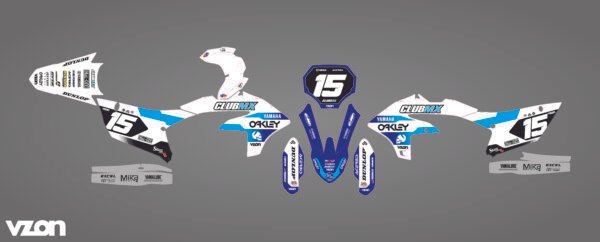 KIT DECO MOTOCROSS YAMAHA - CLUB EDITION KIT DECO MOTOCROSS YAMAHA - CLUB EDITION