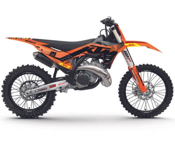3D KIT DECO MOTOCROSS KTM - OMBRE EDITION-CARRE KIT DECO MOTOCROSS KTM - OMBRE EDITION