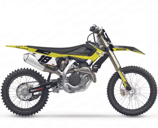 3D - KIT DECO MOTOCROSS TRIUMPH - NEON EDITION KIT DECO MOTOCROSS TRIUMPH - NEON EDITION