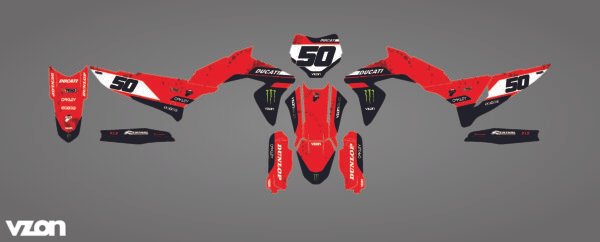 KIT DECO MOTOCROSS DUCATI - SPEED EDITION KIT DECO MOTOCROSS DUCATI- SPEED EDITION