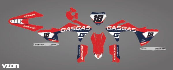 KIT DECO MOTOCROSS GASGAS- RACE EDITION
