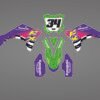 KIT DECO MOTOCROSS KAWASAKI - RETRO EDITION KIT DECO MOTOCROSS KAWASAKI- RETRO EDITION