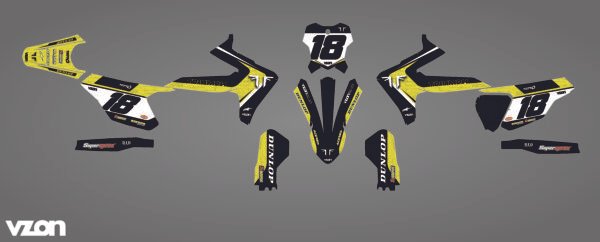 KIT DECO MOTOCROSS TRIUMPH - NEON EDITION KIT DECO MOTOCROSS TRIUMPH - NEON EDITION