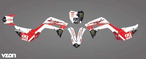 KIT DECO MOTOCROSS HONDA - BRUSH EDITION