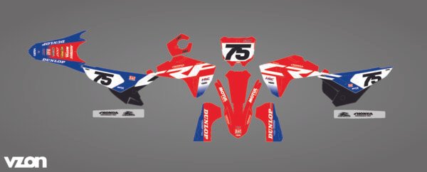 KIT DECO MOTOCROSS HONDA - ORIGIN EDITION KIT DECO MOTOCROSS HONDA - ORIGIN EDITION