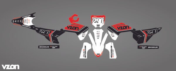 KIT DECO MOTOCROSS HONDA - SAND EDITION (2) KIT DECO MOTOCROSS HONDA - SAND EDITION