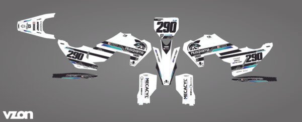 KIT DECO MOTOCROSS HUSQVARNA - SM FRANCE EDITION