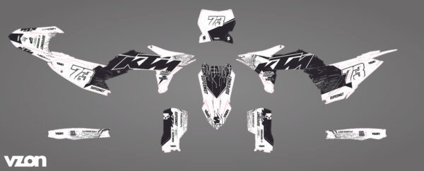 KIT DECO MOTOCROSS KTM - JYBORG EDITION KIT DECO MOTOCROSS KTM - JYBORG EDITION